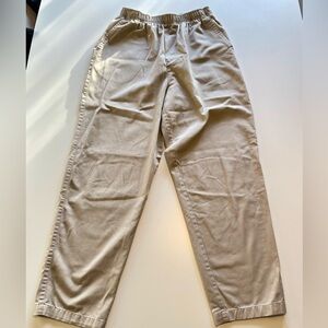 👵✨ Vintage Retro Relaxed: Cabin Creek Pull-On Trousers Beige/Khaki ✨💖